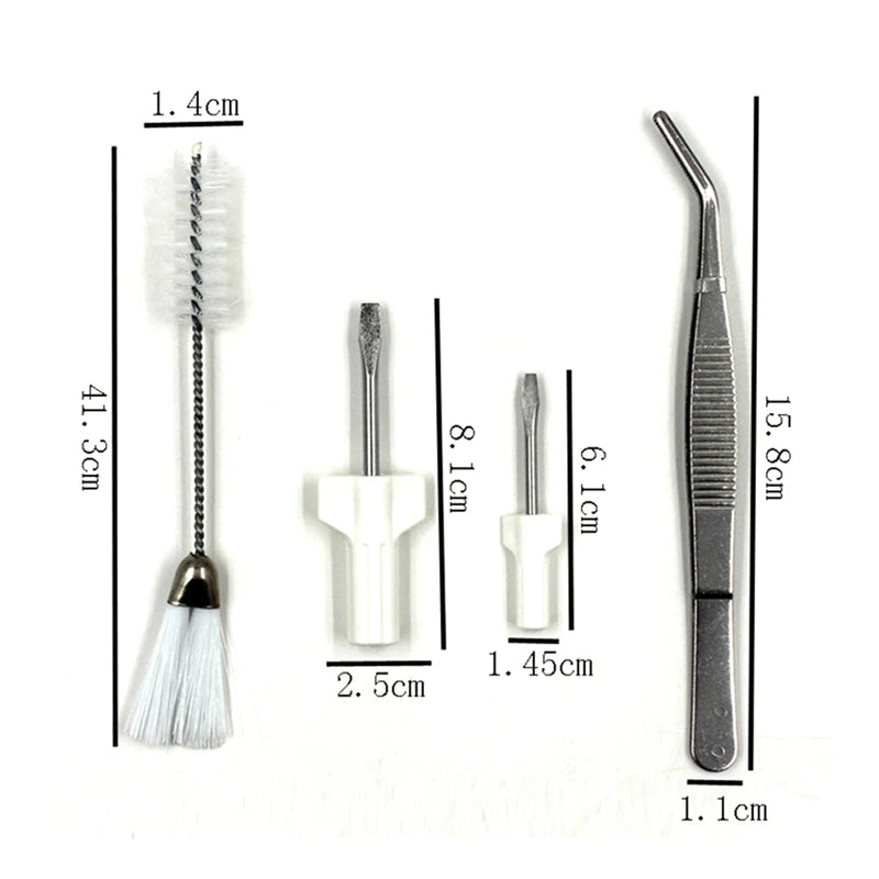 Sewing Machine Repair Kit: 6pcs/Set Cleaning Tools - Screwdriver, Tweezers, Thread Clear Brush, Essential Home Sewing Supplies