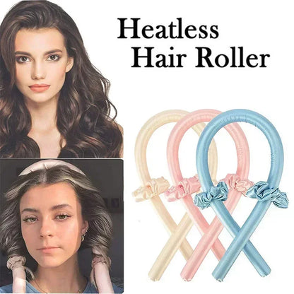 Woman Heatless Curling Rod Headband - Heatless Hair Curls Make Hair Soft and Shiny, Hair Curler Hairdressing Tools Accessories