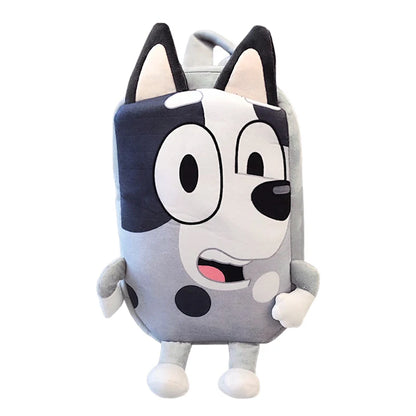 Bluey Cartoon Plush Backpack - Bingo Anime Figure Schoolbag for Kindergarten, Picnic, Travel & Snack Bag, Children's Gift