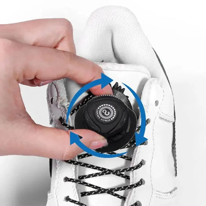 Automatic Buckle No-Tie Shoe Laces for Sneakers and Running Shoes - Quick Lock Shoestrings