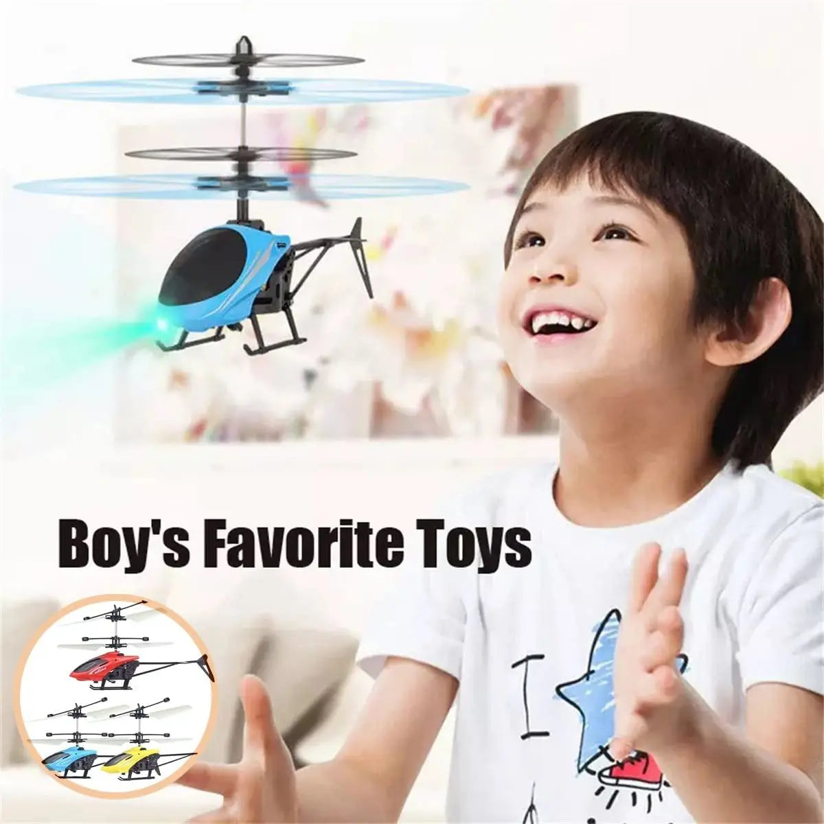 Rechargeable Mini RC Drone – Fall-Resistant Remote Control Helicopter Toy, Safe and Durable for Children