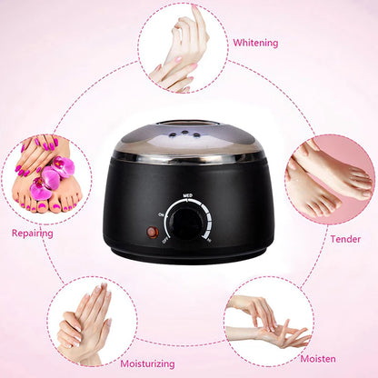 Wax Machine for Hair Removal: 200ml/500ml Paraffin Heater for Waxing Beans, Depilatory Epilator Warmer Wax-melting Pot Wax Heater