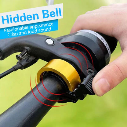 Super Loud Bicycle Bell - Universal Mountain Bike Horn, Invisible and Durable Equipment Accessory for Riding