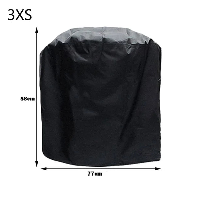 Heavy Duty BBQ Grill Cover - Waterproof and Dustproof Barbecue Stove Protector, Ideal for Weber and Outdoor Braziers, Rain Protective