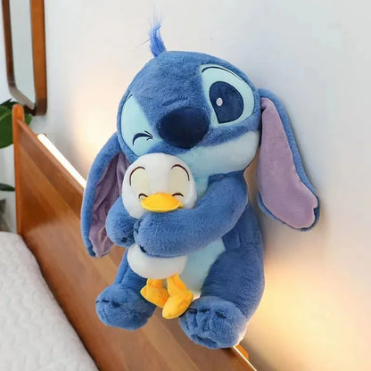 Disney Stitch Lilo Doll - Cute Duck Stitch Plush Toy, Kawaii Decoration for Christmas and Children's Birthday Gifts