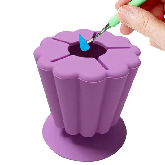 Vinyl Waste Collector Silicone Storage Box - Desktop Weeding Waste Organizer for DIY Crafts, Cricut Tools, and Plotter Accessories