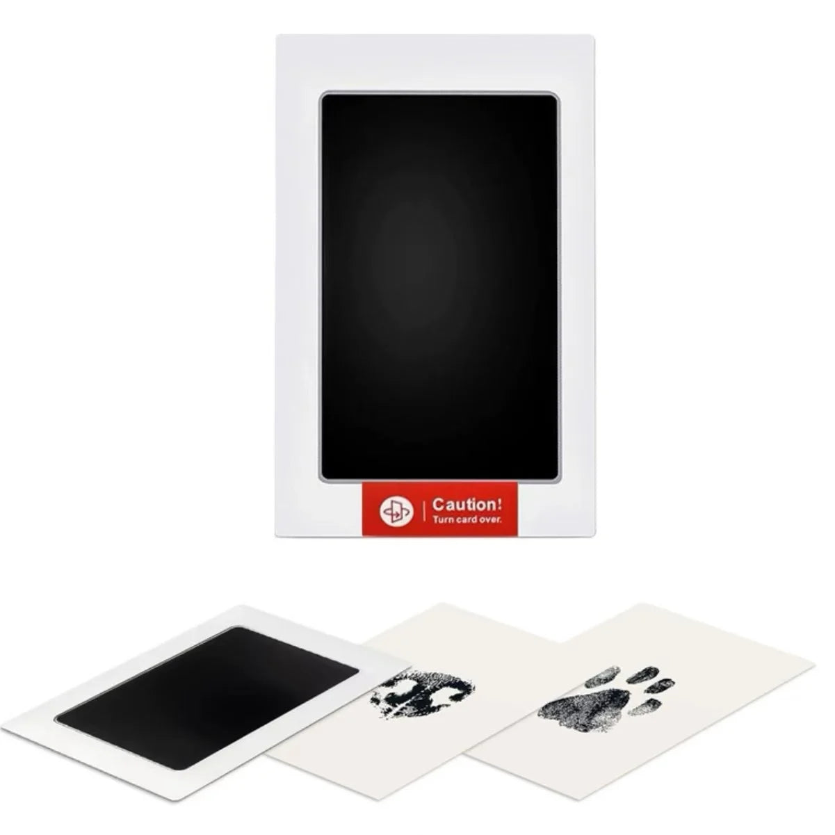 Baby Handprint and Footprint Ink Pad Kit - Safe, Non-Toxic, No-Touch Skin Inkless Pads for Pet Paw Prints - Ideal Souvenir and Gift