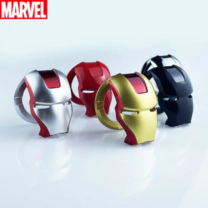 Anime Captain America Iron Man Car Engine Ignition Start Switch Button Protective Cover Sticker - Marvel Car Trim Accessory