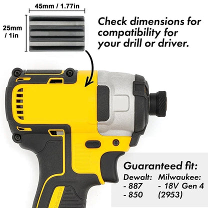 Magnetic Drill Bit Holder for Dewalt/Milwaukee Impact Drivers and Electric Drills - Screwdriver Bits Holder, Power Tool Accessories