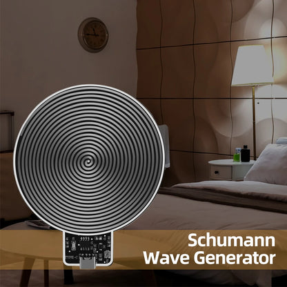 7.83Hz Schumann Resonances Generator - Ultra-Low Frequency Pulse Wave Type-C Audio Resonator for Home and Office