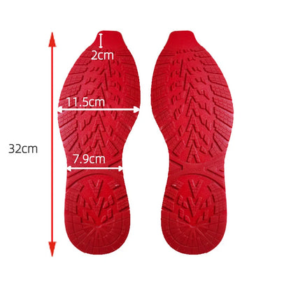 Rubber Replacement Soles for Men and Women - Wearproof Anti-Slip Outsole Insoles, Shoe Repair Patch for Sneakers