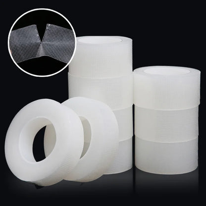 Breathable Grid Transparent Tape - 9.1M/Roll Curved Healing Patches for Wounds - Medical PE Dressing Adhesive Plasters Bandages