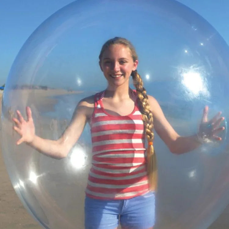 Outdoor Fun with Kids : Soft Air Water Filled Bubble Ball Toy for Summer Parties