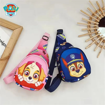 Paw Patrol Kids Chest Bag - Mini Outdoor Shoulder Bag for Boys and Girls, Ideal for Costume Accessories and Student Use