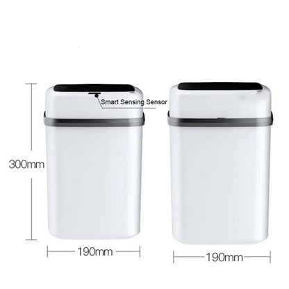 13L Smart Kitchen and Bathroom Touchless Trash Can - Innovative Garbage Bin for Your Home