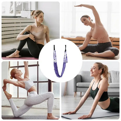 Aerial Yoga Strap - Pull Rope Leg Splits Trainer, Female Gym Belt with Adjustable Hammock Swing for Stretching