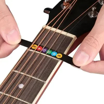 Guitar Fretboard Notes Map Labels Stickers: Fingerboard Fret Decals for 6 String Acoustic Electric Guitar - Guitarra Accessories