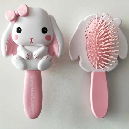Cute Air Cushion Comb for Girls: Princess Baby Massage Electrostatic Cartoon Hair Comb - Ideal for Children's Haircare