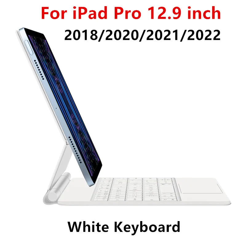 Magic Keyboard for iPad Pro 11/12.9, Air 4/5, iPad 10th Gen - Smart Cover Magnetic Case for iPad Pro 12.9 (3rd-6th Gen)