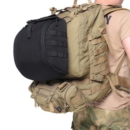 Tactical Helmet Bag Pack | Multi-Purpose Molle Storage Military Carrying Pouch | Sports Hunting Shooting Combat Helmets Gear