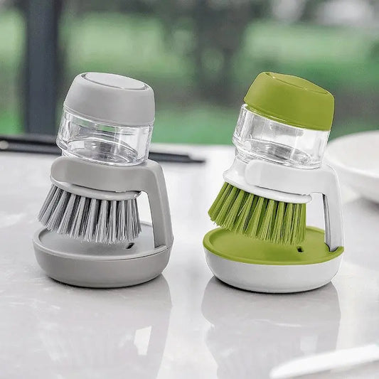 Efficient Kitchen Pot Brush: Non-Greasy, Descaling Dishwashing Tool for Easy Cleaning