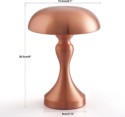 Rechargeable LED Table Lamp: Touch Sensor Night Light for Bedroom, Restaurant, Hotel, Bar - Wireless & Stylish