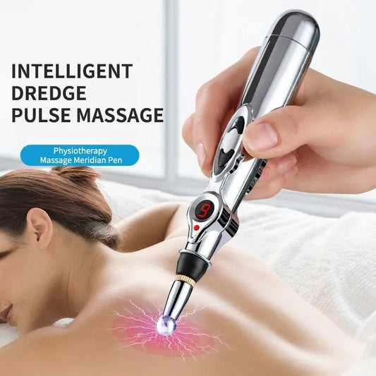 Electronic Acupuncture Pen - Meridian Energy Massage Pen | Acupuncture Point Meridian Pen for Pain Relief