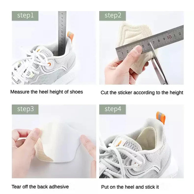 10pcs/set Adjustable Size Insoles for Shoes - Patch Heel Pads for Sport Shoes, Feet Pad Insole Heel Protector Back Sticker