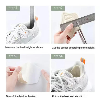 10pcs/set Adjustable Size Insoles for Shoes - Patch Heel Pads for Sport Shoes, Feet Pad Insole Heel Protector Back Sticker