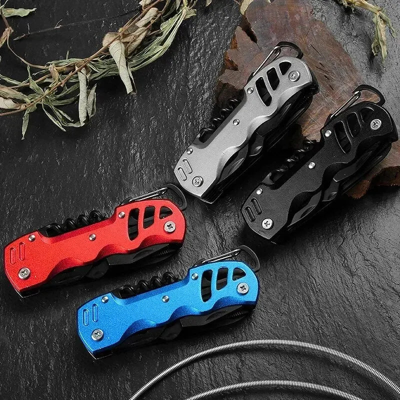 Multifunctional Folding Swiss Army Knife – Portable Stainless Steel Pocket Tool for Outdoor Camping, Emergency, and Survival Gear