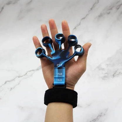 Finger Gripper Exerciser: Guitar Finger Exerciser with 6 Resistant Levels - Hand Strengthener & Recovery Physical Tool for Patients