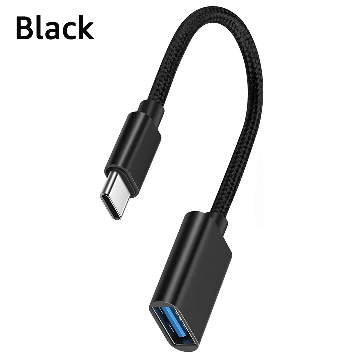 Android Type-C to USB 2.0 Conversion Cable – USB Flash Drive, Data Transfer, Tablet, Card Reader, OTG Connection, Mouse Adapter