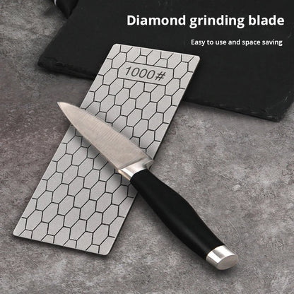 Professional Diamond Knife Sharpening Stone - 600#, 800#, 1000# Ultra-Thin Honeycomb Surface Whetstone Tool