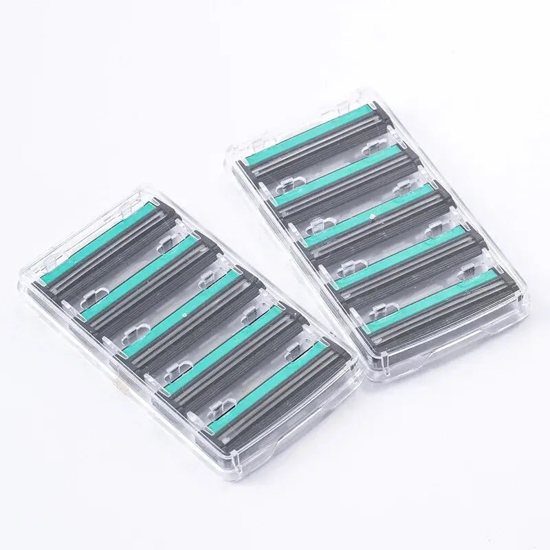 Premium Double Edge Razor Blades - 20 Replaceable Heads for Smooth, Precise Shaving | Compatible with Old-School Manual Razors