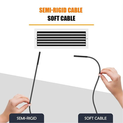 Android Endoscope Inspection Camera: 5.5mm/7mm Borescope with Waterproof Design - 6 LED Lights, Compatible with Android Phone & PC