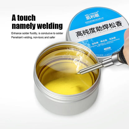 High Purity Rosin Soldering Flux: Lead-free Electric Soldering Iron Repair Welding Paste - Essential for Welding and Repair Jobs