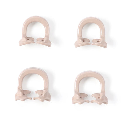 AZDENT 4PCS Dental Rubber Dam Clamps | Barrier Clip Resin Materials | Autoclavable 134℃ | Dentist Lab Tools