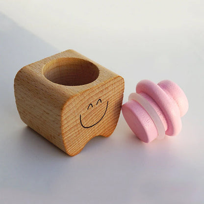 Baby Wood Tooth Box Organizer | Milk Teeth Storage & Souvenir Keepsake | Collect Teeth & Umbilical Cord | Baby Gifts