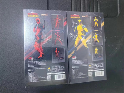 ZD Original X-Men Deadpool and Wolverine PVC Articulated Figure - Collectible Model Toy