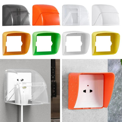 1Pcs Waterproof Electric Plug Cover: 86 Type Outdoor Socket Rainproof Box for Charging Pile, Socket, and Switch Protection