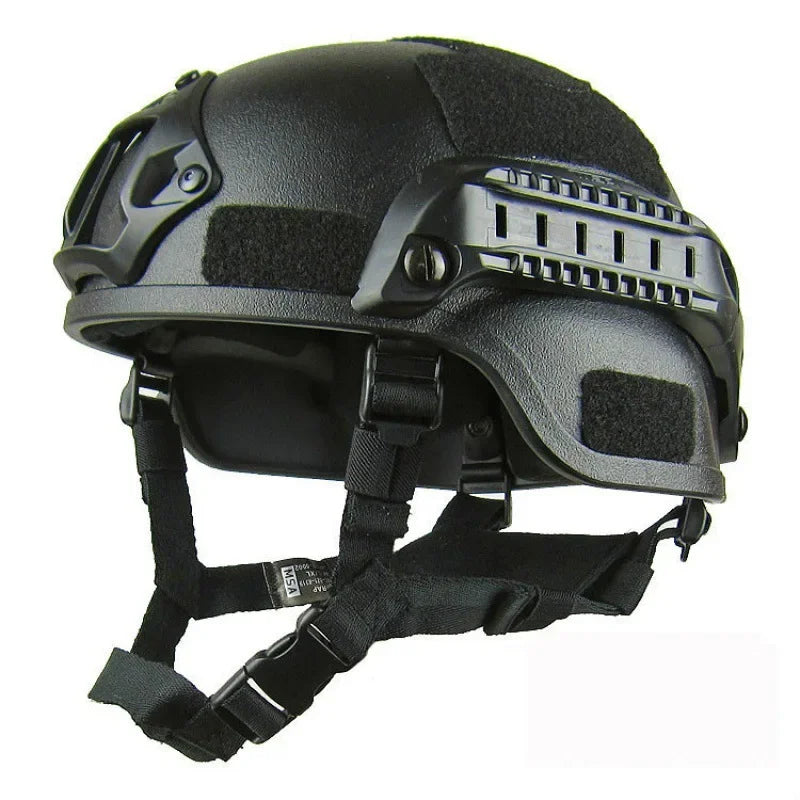 Fast Helmet MICH2000 - Tactical Airsoft Helmet for Outdoor Paintball, CS, and Riding Protection