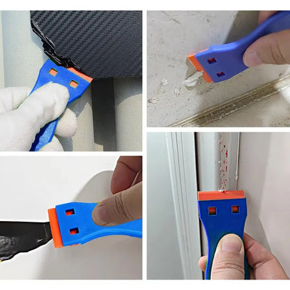 Multifunctional Glue Removal Scraper - Plastic Glass Cleaning Shovel for Car Film Application & Kitchen Cleaning