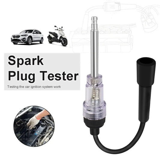 Car Spark Plug Tester - Ignition System Coil Engine Diagnostic Test Tool, In-Line Autos Ignition Spark Tester Wire