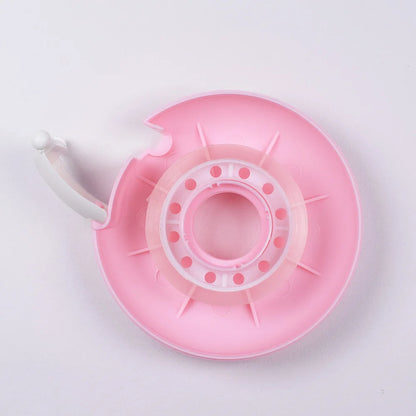 Eyelash Extension Tape Cutter - Round/Heart Dispenser Adhesive Tape Holder for Grafting Eyelash Plastic Tapes Cutting