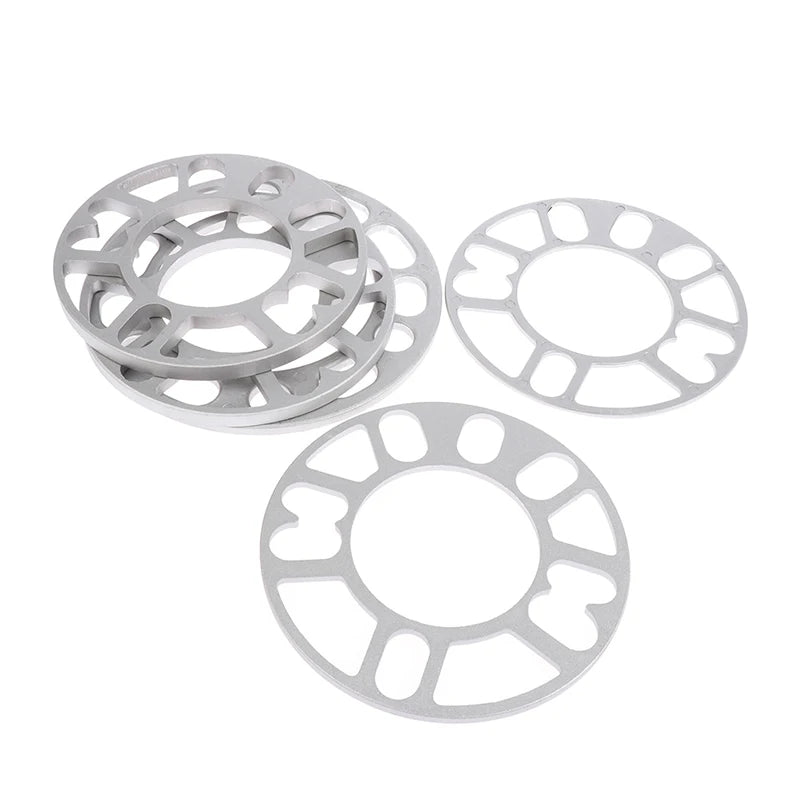 Aluminum Alloy Wheel Spacer Adaptor Set: 3/5/6/8/10mm Plates - Car Accessories