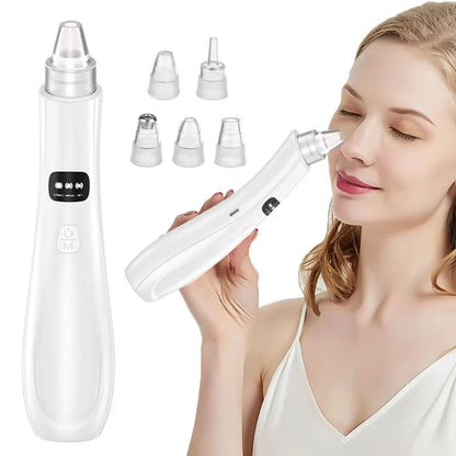 3 Suction Mode Facial Cleansing Beauty Machine - Vacuum Blackhead Remover, Dead Skin Eliminator for Enhanced Skin Care