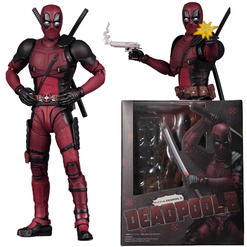 Deadpool and Wolverine Action Figures SHFiguarts - Joint Movable, New Mutants Model, Wilson Comics, Wade - Movie Toys for Kids Gift