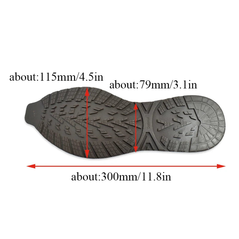 Rubber Replacement Soles for Men and Women - Wearproof Anti-Slip Outsole Insoles, Shoe Repair Patch for Sneakers