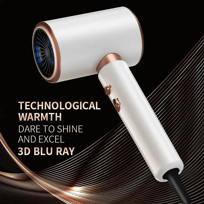 High-Speed Electric Turbine Airflow Hair Dryer | Low Noise, Constant Temperature, Quick Drying | Ideal for Home Salons