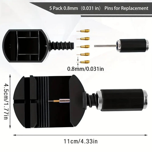 Universal Watch Strap Remover Tool: Metal Bracelet Intercept Removal and Steel Strap Belt Installation - Watch Repair Tools